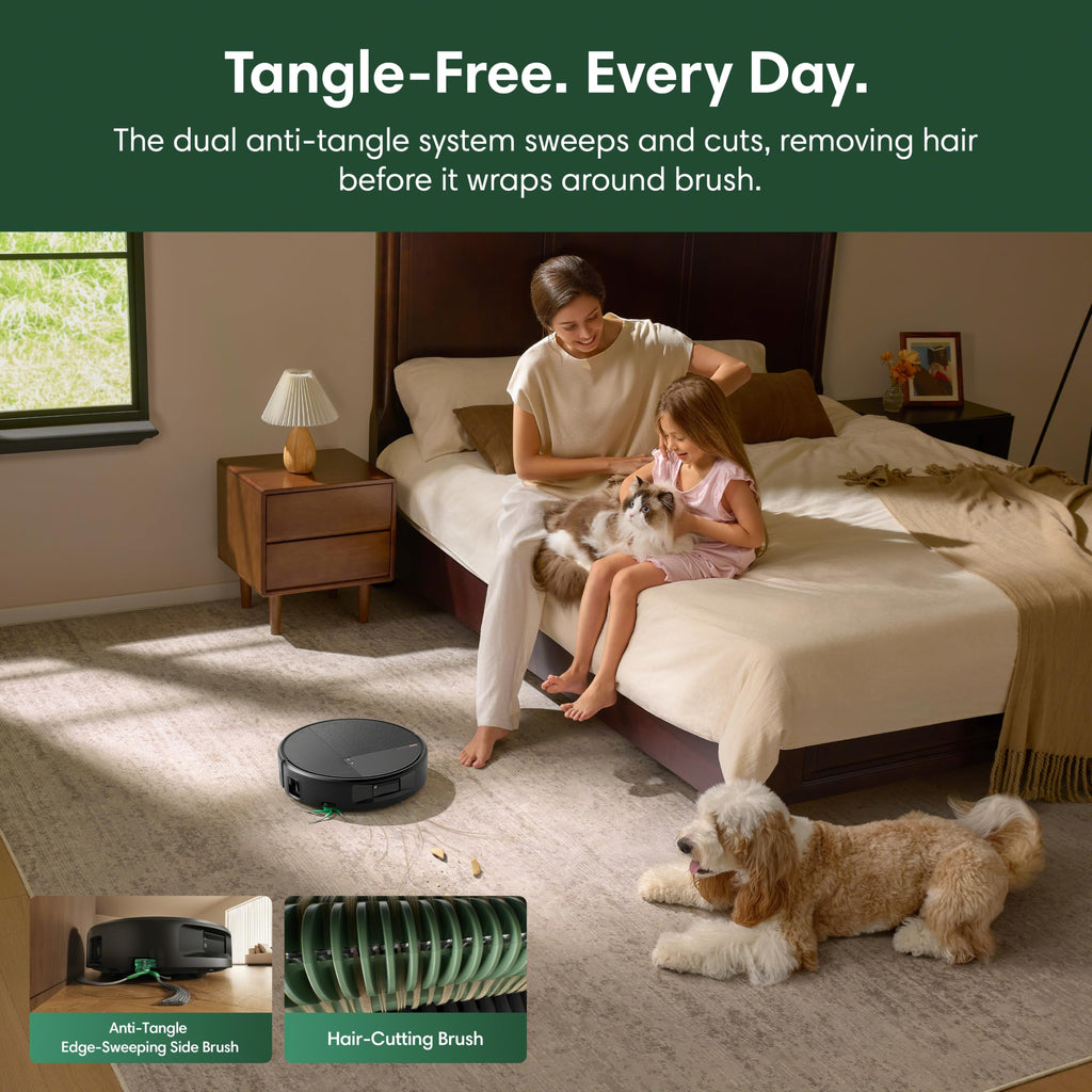 iRobot Roomba Max 875 Robot Vacuum & Mop Combo, 40,000Pa Suction, SealForce + Tornado-Like Airflow, Heated Mist & Mop, Hot Wash/Heat Dry Roller Mop, Self-Emptying, AutoWash Dock, LiDAR Navigation