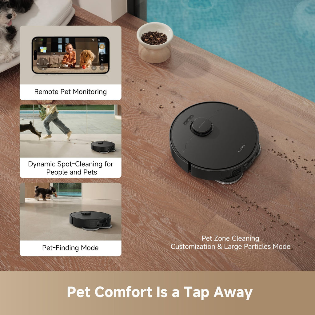 DREAME L40s Ultra AE Robot Vacuum and Mop, Self Emptying & Auto Refill