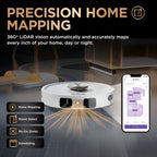 Shark PowerDetect Robot Vacuum & Mop Combo, 60-Day Self-Empty, AV2800ZE