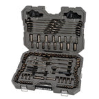 CRAFTSMAN OVERDRIVE 154-Piece Gunmetal Chrome Mechanics Tool Set, Standard SAE/Metric Socket Set, with Hard Case (CMMT99154L)