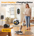 800RPM Electric Mop X1, 8000Mah Cordless Vacuum Mop Combo, Floor Machine