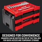 Craftsman 262-Piece Mechanic Tool Set with 3-Drawer VERSASTACK Box, SAE and Metric Socket Set, Car and Motorcycle Tool Kit with Combination Wrenches and Spark Plug Sockets, 90-Tooth (CMMT45309)