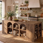 Tribesigns Large Craft Table with Storage Compartments & Spacious Worktop