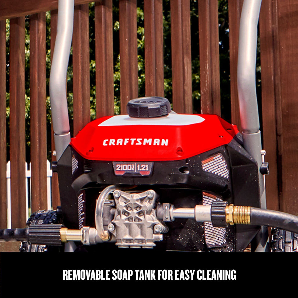 CRAFTSMAN Electric Pressure Washer, Cold Water, 2100-PSI, 1.2 GPM, Corded (CMEPW2100)