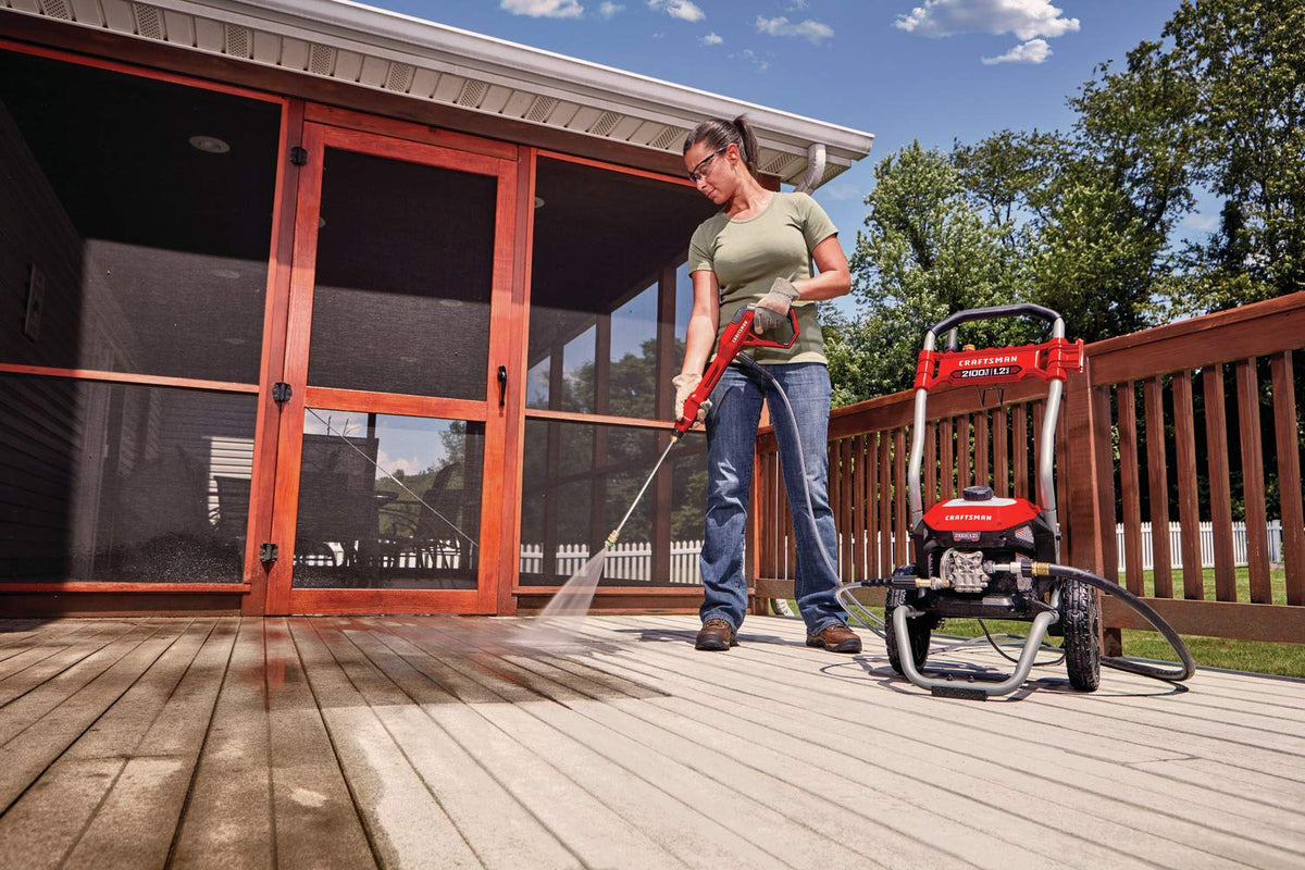 CRAFTSMAN Electric Pressure Washer, Cold Water, 2100-PSI, 1.2 GPM, Corded (CMEPW2100)