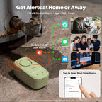 YoLink Class E Sensor Water Leak Sensor 5 Kit: 3-Pack + Hub