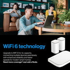Linksys Multi-gig Micro Mesh WiFi 6 System | Connect 100+ Devices | Up to 5,000 Sq Ft | Speeds of up to 3.0 Gbps | 3Pk | No App Required | 2024 Release