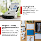 Canon imageFORMULA R40II Office Document Scanner - Duplex Scanning, Easy Setup, Scans a Wide Variety of Documents, Scans to Cloud