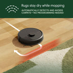 iRobot Roomba 104 2in1 Vacuum & Mop Robot - Self-Empties for 75 Days, Intense Power-Lifting Suction, Vacuums All Floors, Ideal for Pet Hair, LiDAR Smart Navigation Mapping, Mops Hard Floors