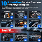 XTOOL Car Scanner D5 OBD2 Scanner ABS SRS Check Engine Code Reader 10 Reset