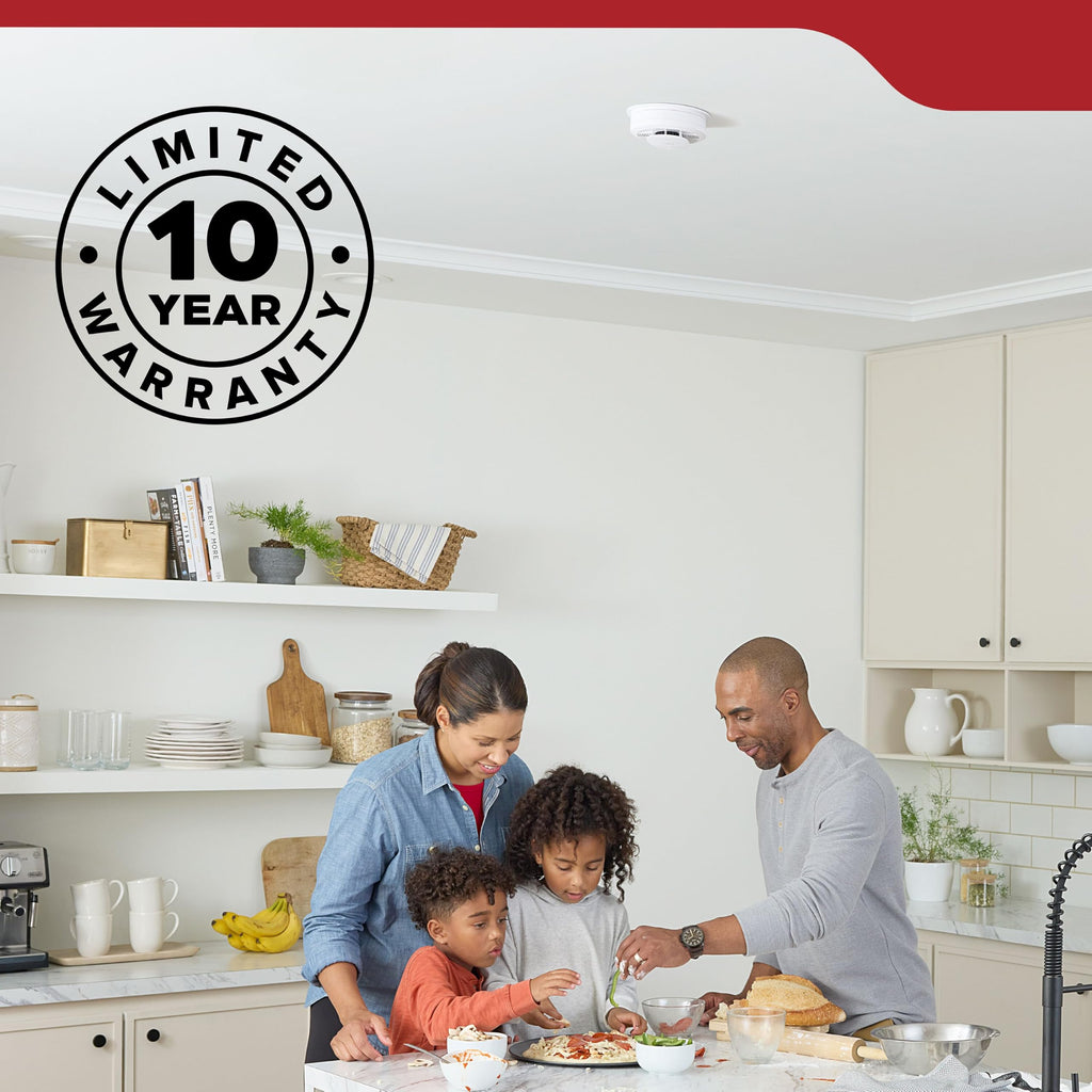 Kidde Smoke Detector, 10-Year Battery-Powered, 20SD10-V, 3 Pack