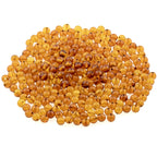 Amber Round Beads Polished 100% Natural Baltic Stone 5mm Loose with Drilled Holes for Crafting Beading and Jewelry Making - Amber Culture