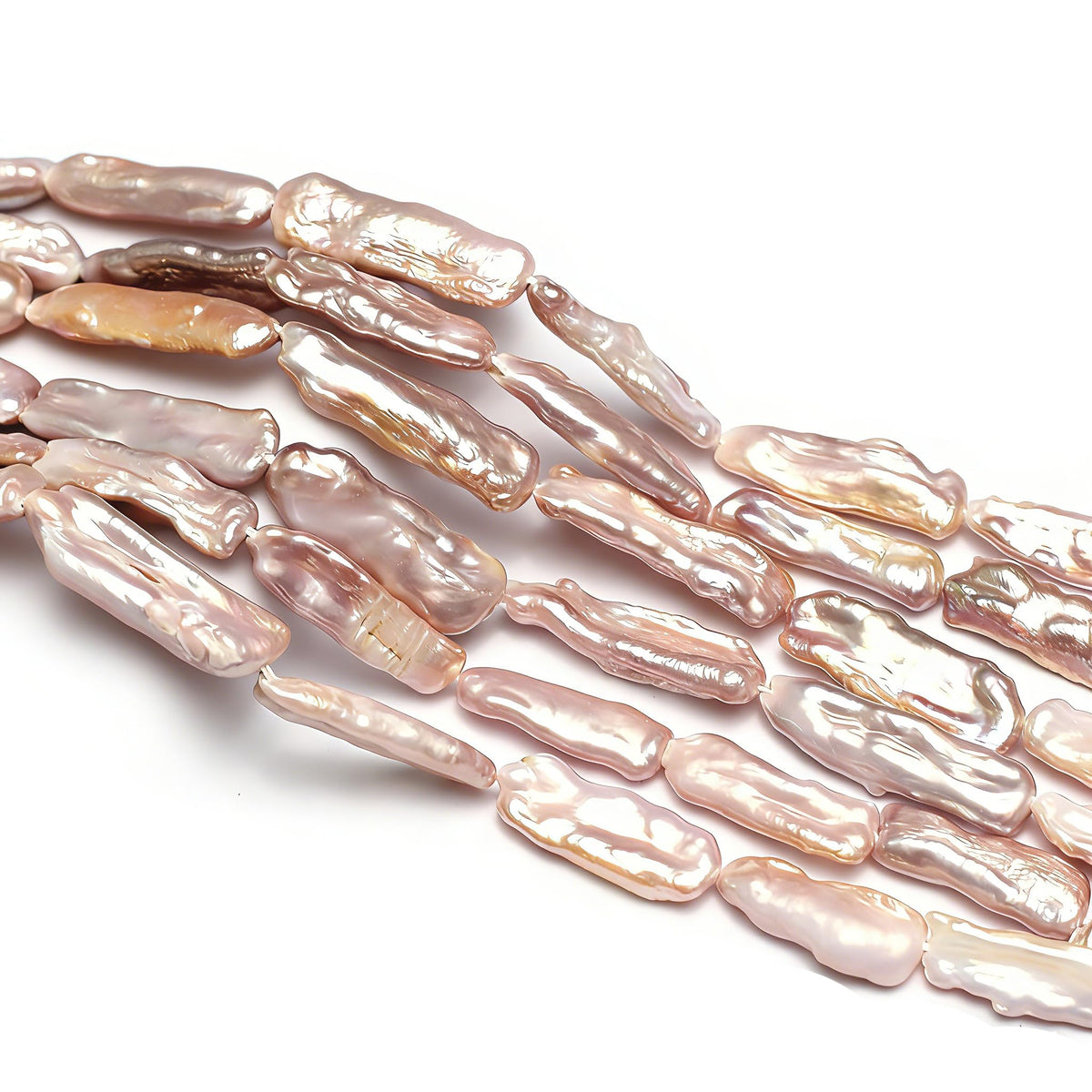 QSLLER Irregular Natural Freshwater Cultured Pearl Beads Baroque Pearl Beads for Jewelry Making Neckalce Craft DIY