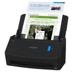 ScanSnap iX2400 High-Speed One-Touch Button Color Document Scanner, Black