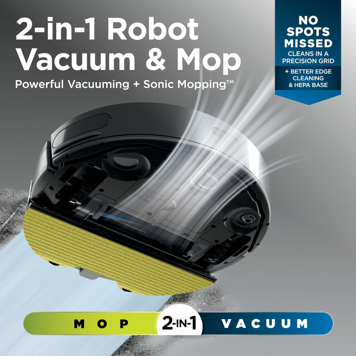 Shark Matrix Plus 2-in-1 Robot Vacuum & Mop, Black/Mocha Silver, AV2630WA