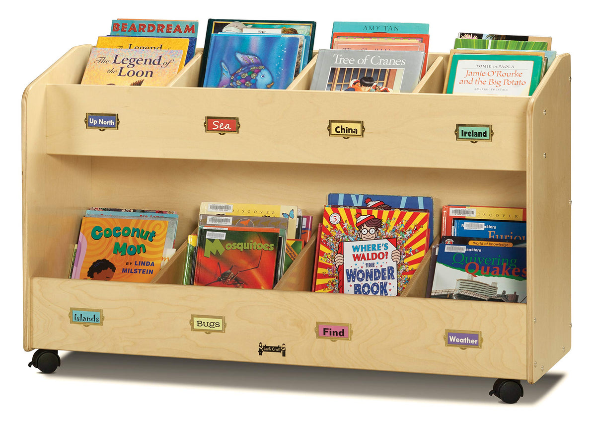 Jonti-Craft 5369JC Mobile 8-Section Book Organizer