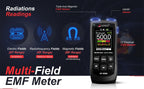 AF-5000 5G EMF Meter RF Detector Tester and Reader with Calibration Certificate - Tests and Measures RF and Microwaves, 3-Axis Gauss or Tesla Magnetic Fields and Electrical ELF Fields