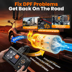 ANCEL HD430 Heavy Duty Truck Scanner, DPF Reset & Forced Regeneration for Cummins & Caterpillar Engine, Full System HDOBD Diesel Scanner OBD2 Diagnostic Scan Tool Code Reader for Diesel Trucks & Cars