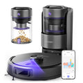 Airzeen Bagless Robot Vacuum and Mop Self-Emptying for Pet Hair/Carpet