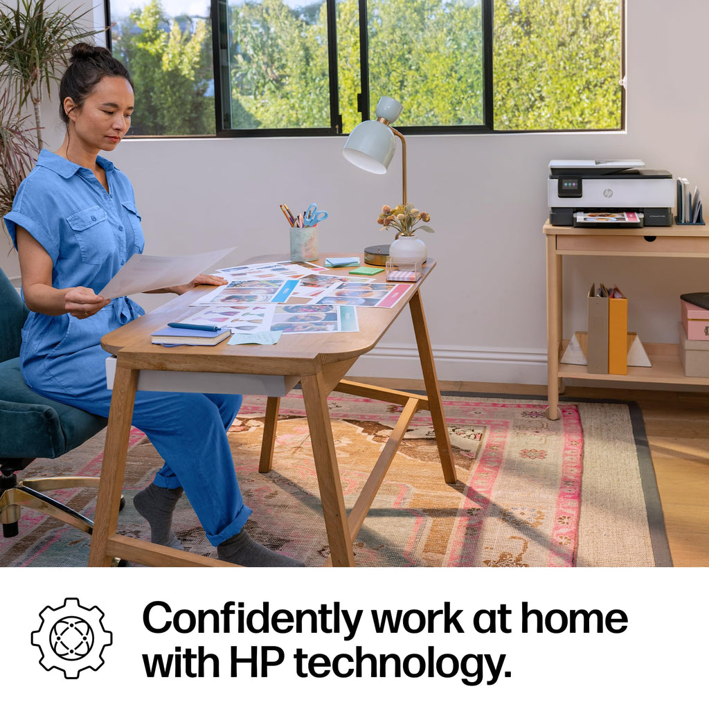 HP OfficeJet Pro 8125 Wireless All-in-One Color Inkjet Printer, Print, Scan, Copy, ADF, Duplex Printing Best-for-Home Office, 3 Month Trial of Instant Ink Included, AI-Capable (C2VJ4A)