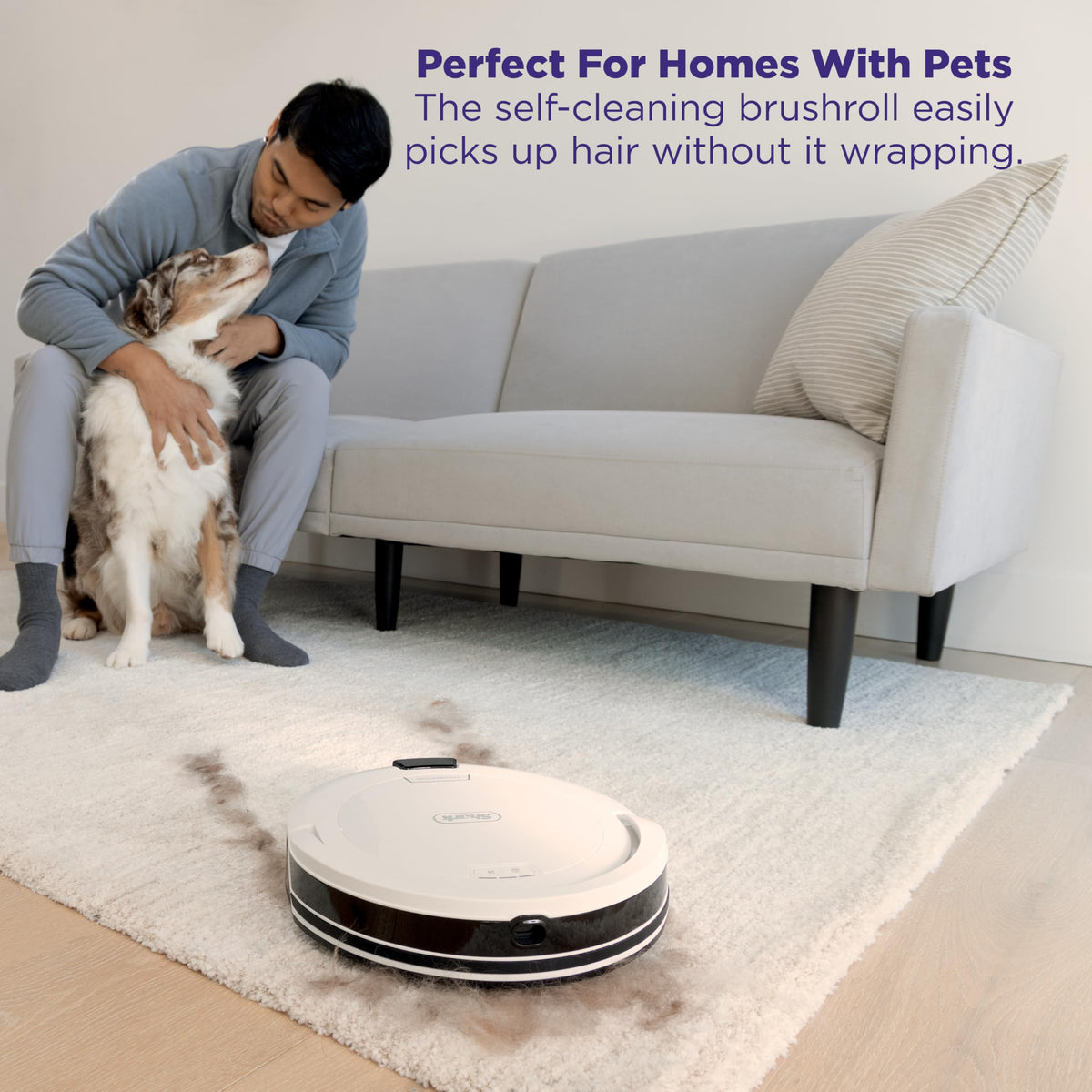 Shark Navigator Robot Vacuum, SmartPath Navigation, White, AV2120
