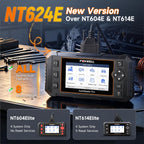 2026 FOXWELL NT624 Elite OBD2 Scanner Upgraded from NT614 Elite & NT604 Elite Code Reader, All-System OBD2 Scan Tool, 8 Advanced Reset Functions, AutoVIN, Live Data, Lifetime WiFi Free Updates