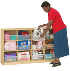 Jonti-Craft 0304JC 12 Tub Large Mobile Unit Without Bins