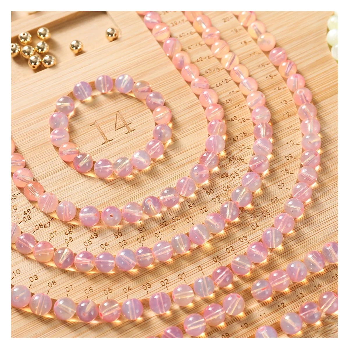 Beadboard Wooden Flocked Beading Tray
