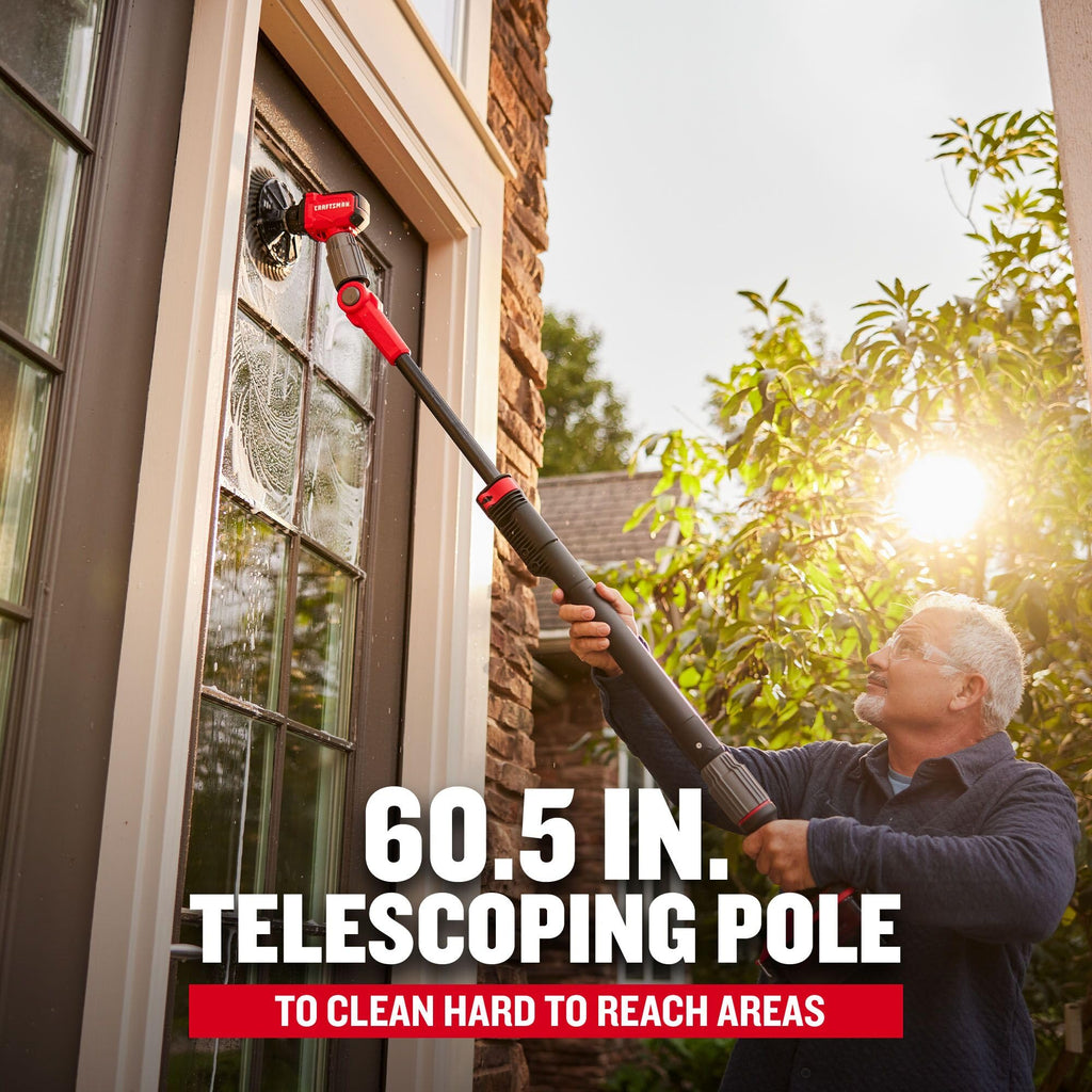 CRAFTSMAN V20 Cordless 2-in-1 Power Scrubber, Multi-Purpose, Bare Tool Only (CMCPS520B)