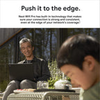Google Nest WiFi Pro - Wi-Fi 6E - Reliable Home Wi-Fi System with Fast Speed and Whole Home Coverage - Mesh Router - Snow