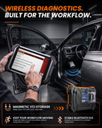ANCEL DS600BT Bidirectional Scan Tool with Full-System OBD2 Scanner, ECU Coding, 34+ Reset Functions, Bluetooth VCI, FCA/SGW CAN FD, DoIP and Lifetime Free Updates