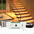 RW-5630 Motion-Activated LED Stair Lighting Kit with Daylight Sensor, 48" Warm White 3000K Cuttable Strip Light for Indoor LED Stair Lights (16 Steps)