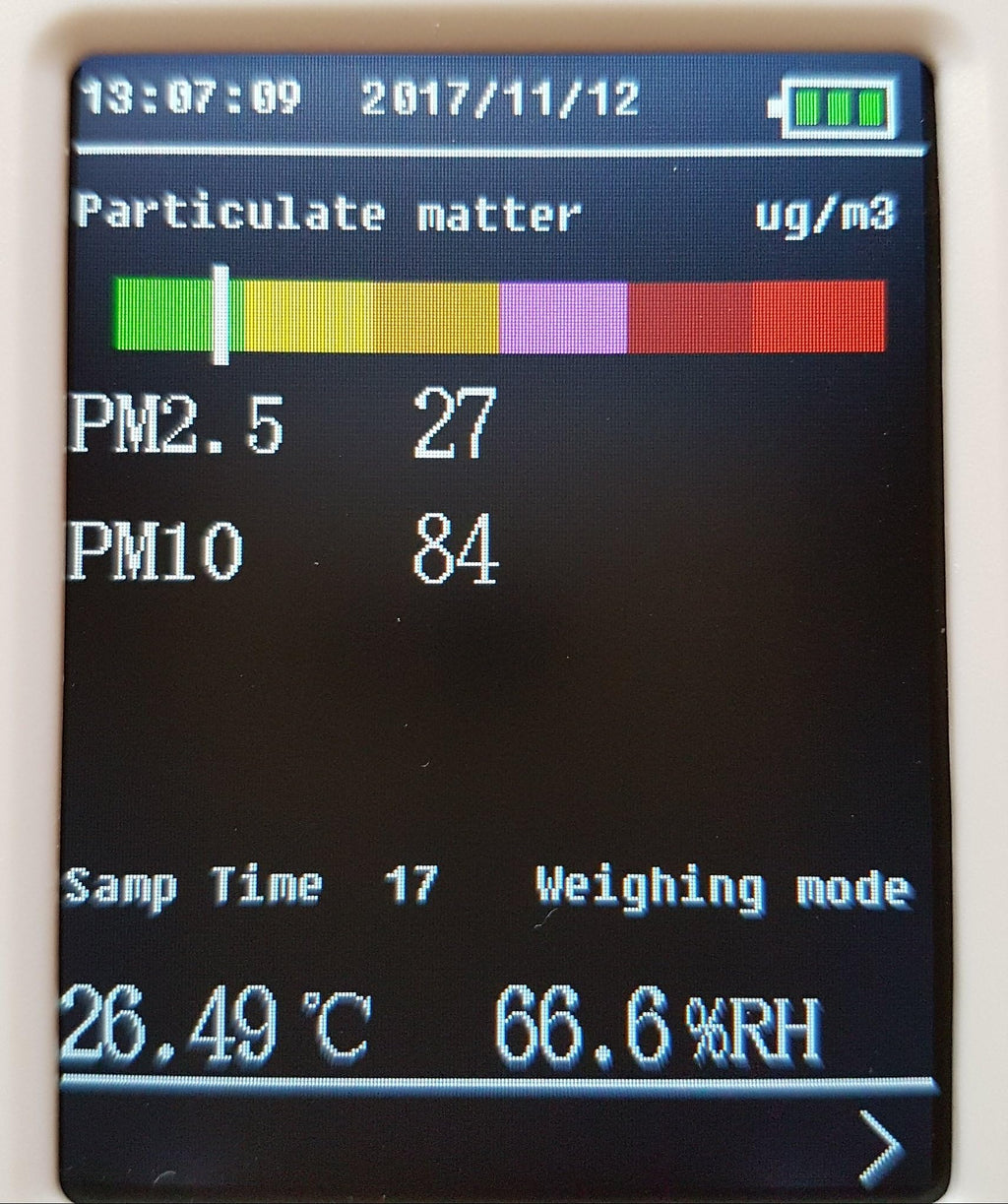PerfectPrime AQ9600, PM 0.3/2.5/10 Μm Air Quality Particle/Dust Detector/Counter