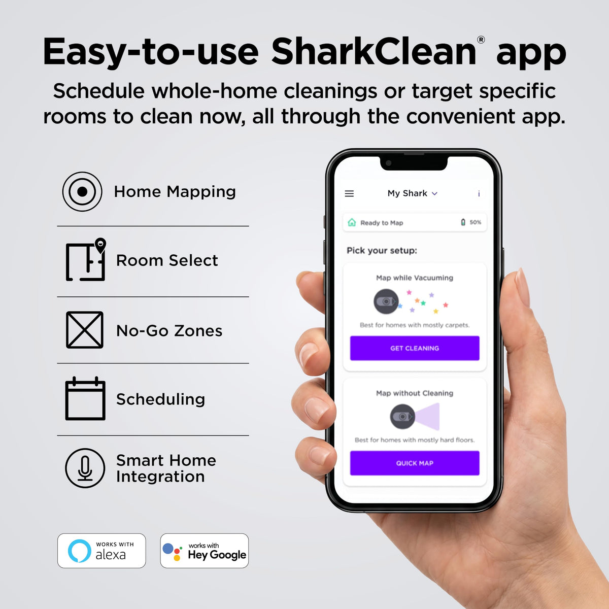 Shark Navigator 2-in-1 Robot Vacuum & Mop, AVA111S1