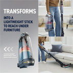 Shark® PowerDetect® Transformer™ Upright Vacuum, Midnight Steel, LX5002