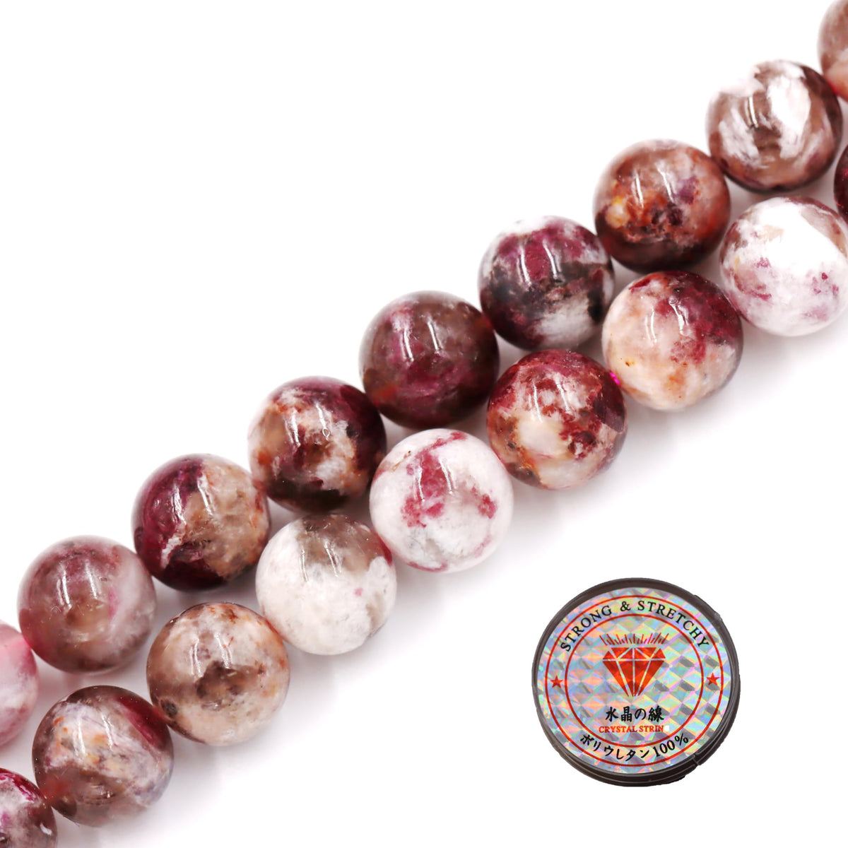 Natural Stone Beads for Jewelry Making Loose Beads with Stretch Cord for Bracelet Necklace Making AAA Tanzanite Beads 6mm