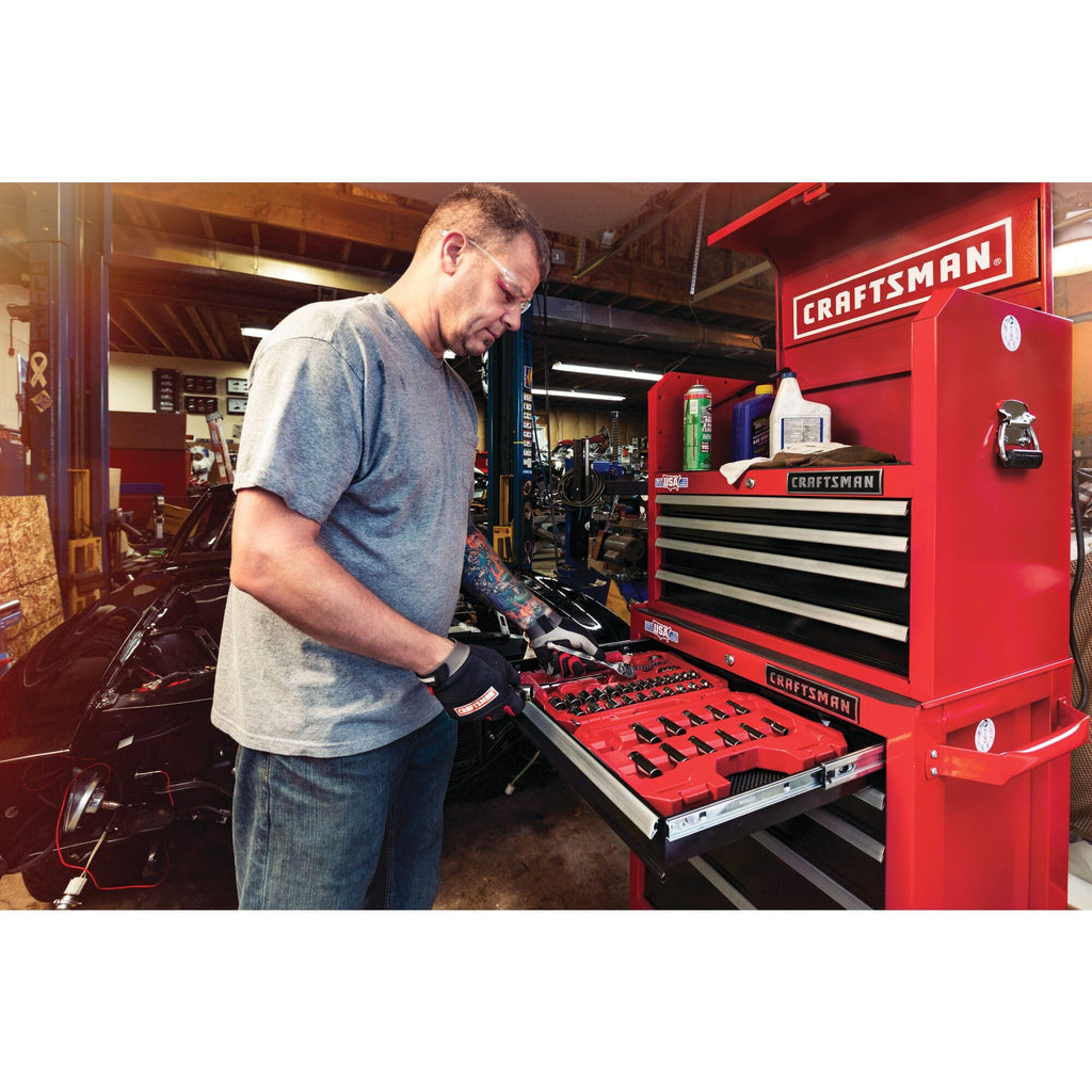 CRAFTSMAN Mechanics Tool Set, 1/4" & 3/8" Drive, SAE/Metric, 81 Piece (CMMT82335L)