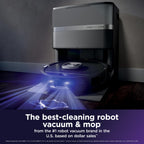 Shark PowerDetect UV Reveal 2-in-1 Robot Vacuum & Mop, Black, RV3020XE
