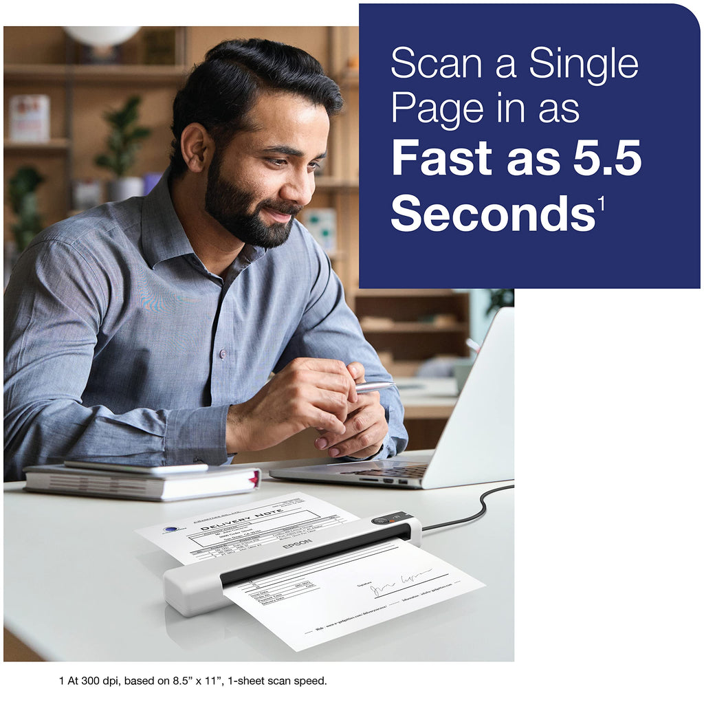 Epson DS-70 Portable Document Scanner Mobile Single-Sheet Scanner