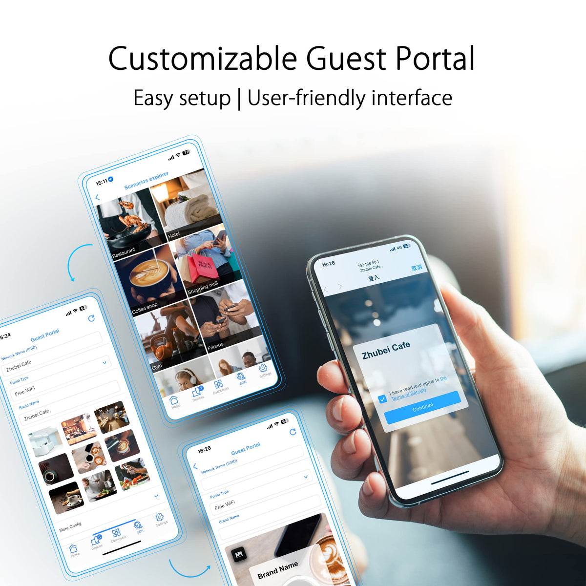 ASUS ExpertWiFi EBR63 AX3000 WiFi 6 Business Router - Custom Guest Portal & SDN, Easy Setup & Remote Management, Scalable with ExpertWiFi AIMesh, Free Commercial-Grade Security, VPN, VLAN