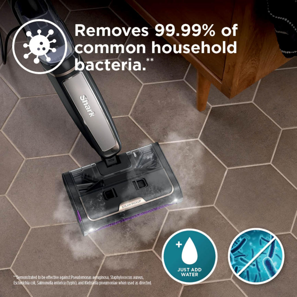 Shark Steam Pickup 3-in-1 Steam Mop for Sealed Hard Floors, SD201