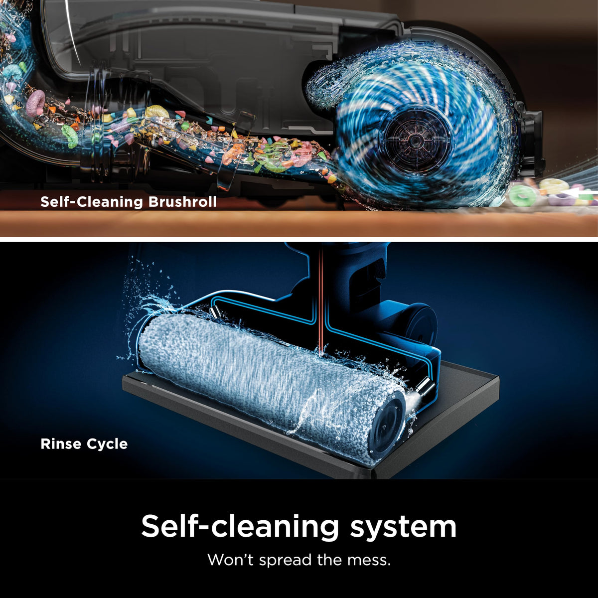 SHARK WD261 HydroVac MessMaster Heavy Duty 3-in-1 Cordless Self-Cleaning Multi-Surface Cleaner, LED Headlights, Lightweight, Powerful Suction, for Hard Floors & Area Rugs, Stone (Renewed)