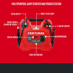 CRAFTSMAN Car Battery Jump Starter & Power Station, 12V – CMXCESM256