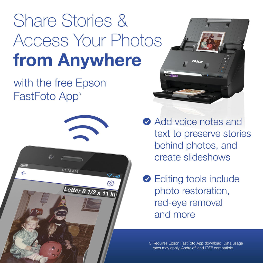 Epson FastFoto FF-680W High-Speed Duplex Photo and Document Scanner