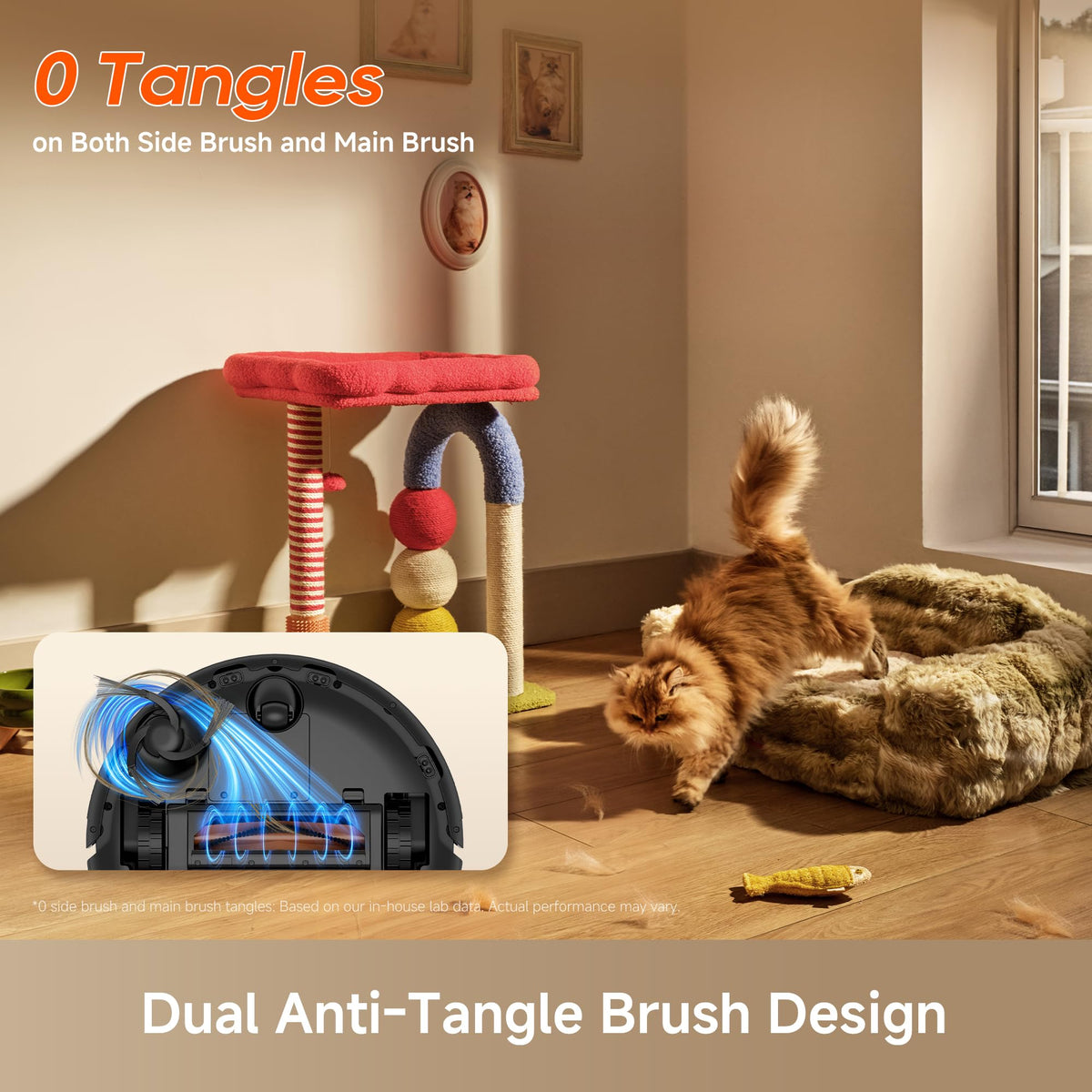 DREAME D20 Air Plus Robot Vacuum and Mop, 20,000Pa Powerful Suction
