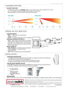 Sensor Switch HW13 LED Occupancy or Motion Sensing Switch, White