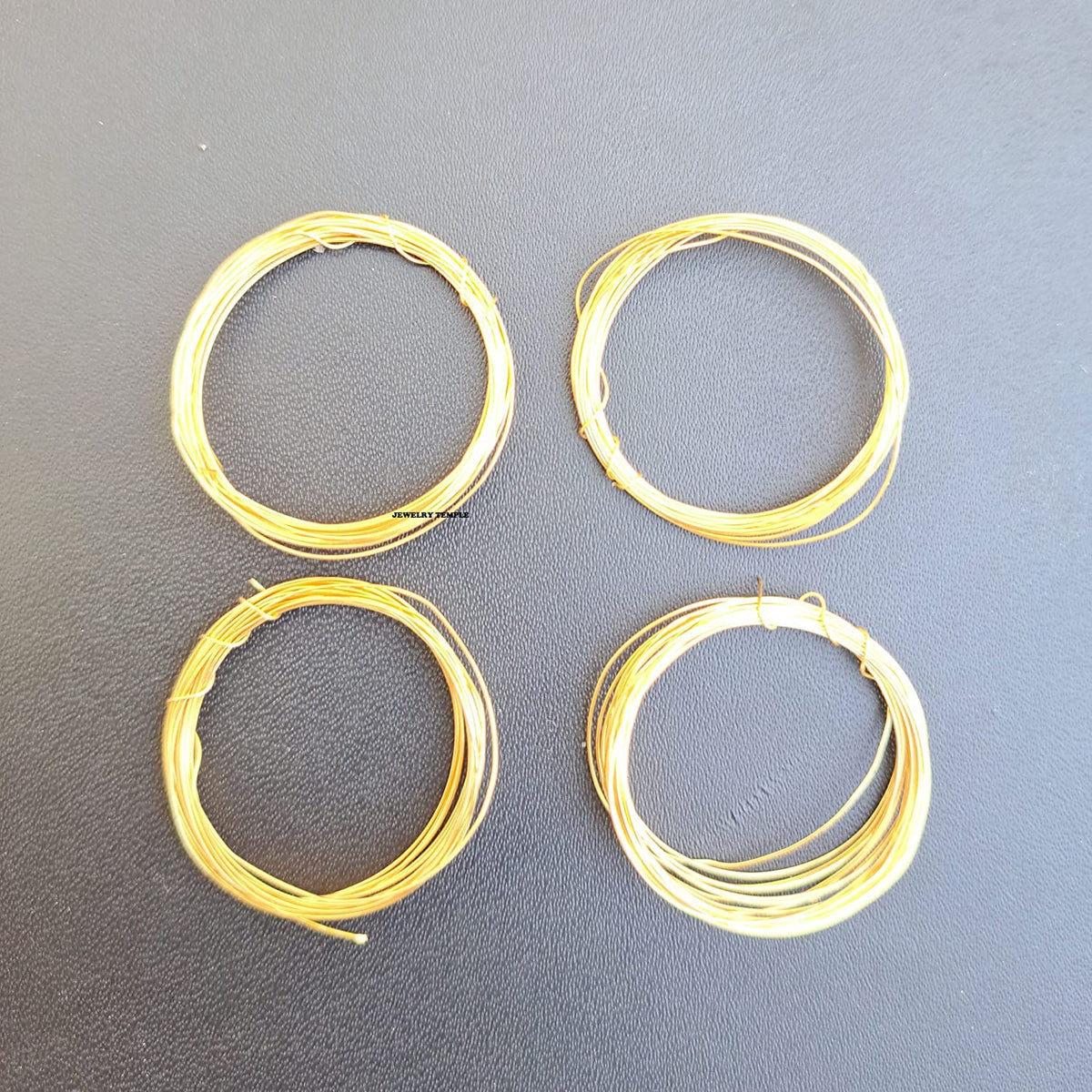 14k Gold Plated Jewelry Making & Beading Wire for Gemstone Wrapping, Art Craft DIY Cord NOT Tarnish 36 to 16 Gauges (17 Gauge, 10 feet)