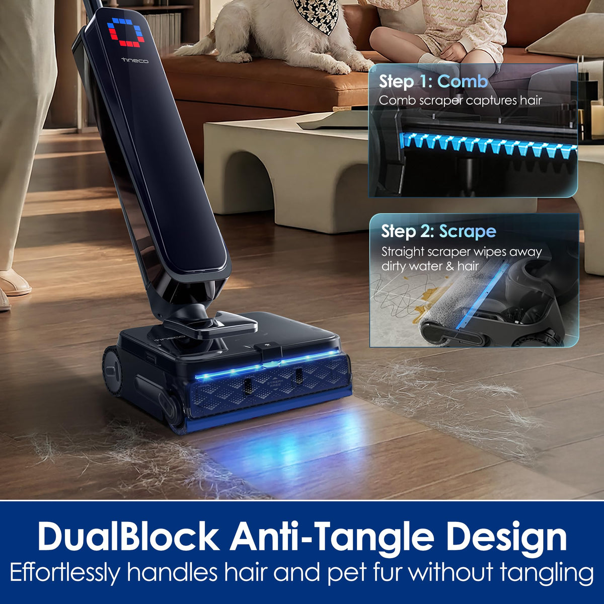Tineco Floor ONE Station S9 Scientist Pro Vacuum Mop with 5L Water Storage