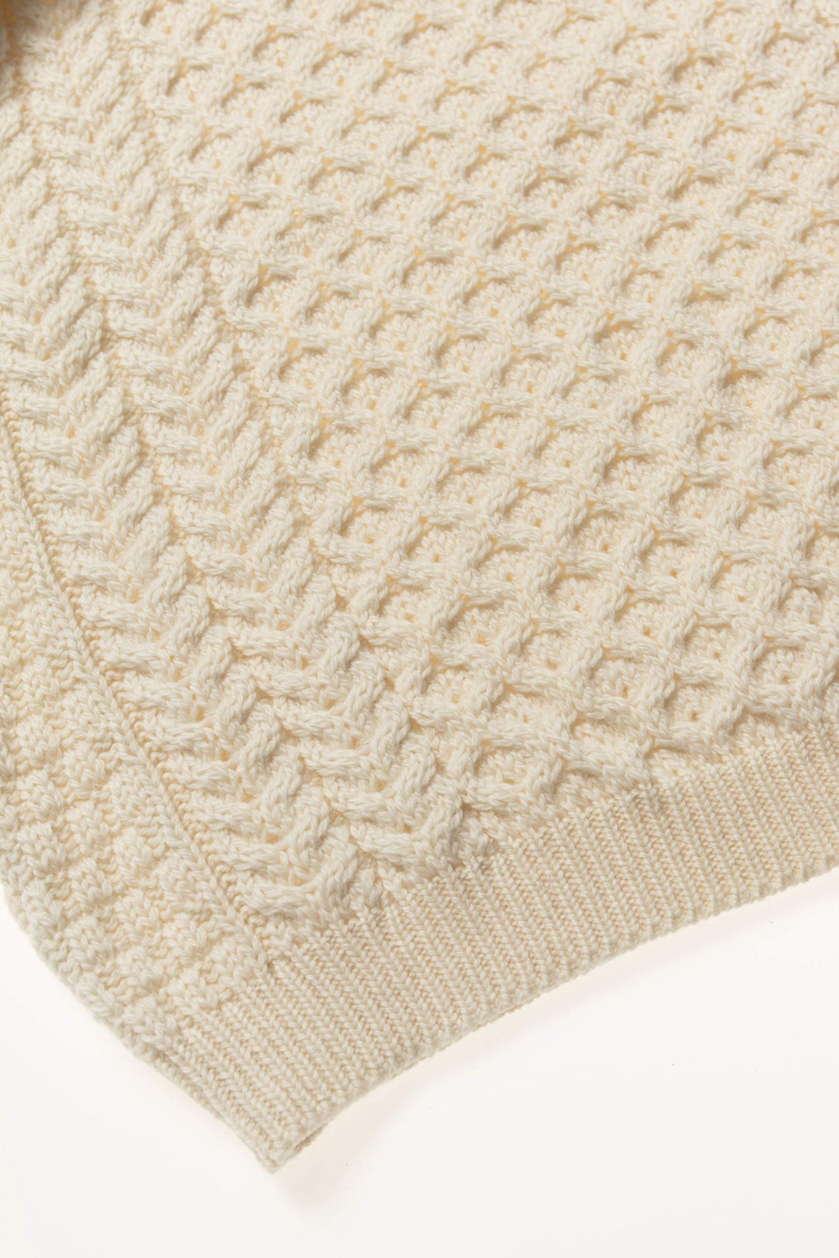 Aran Crafts Irish Unisex Cable Knit Merino Wool Sweater (C1949)