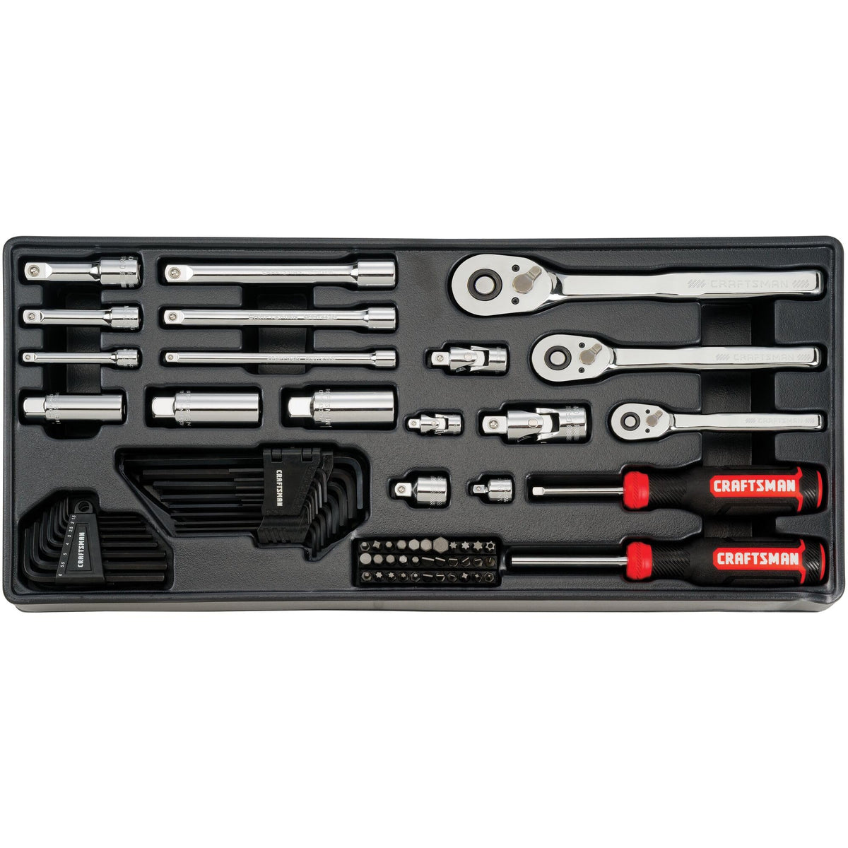 CRAFTSMAN Mechanics Tool Set, 298 Piece Hand Tool and Socket Set SAE/Metric (CMMT12139)